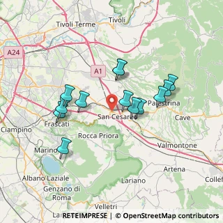 Mappa Centro Commerciale La Noce, 00030 San Cesareo RM, Italia (6.72)
