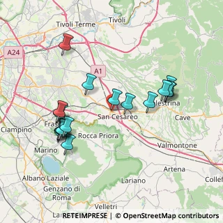 Mappa Centro Commerciale La Noce, 00030 San Cesareo RM, Italia (8.12118)