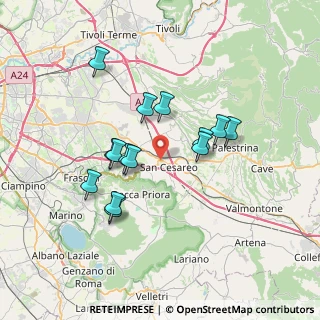 Mappa Centro Commerciale La Noce, 00030 San Cesareo RM, Italia (6.56071)