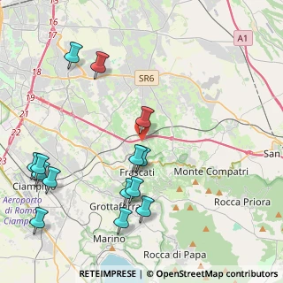 Mappa CAP, 00044 Frascati RM, Italia (5.34071)