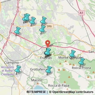 Mappa CAP, 00044 Frascati RM, Italia (4.84231)