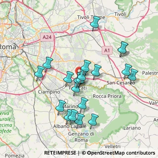 Mappa CAP, 00044 Frascati RM, Italia (7.692)