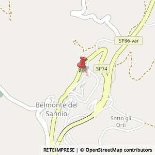 Mappa Via Aldo Moro, 34, 86080 Belmonte del Sannio, Isernia (Molise)