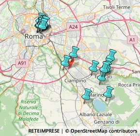 Mappa Via Alessandro della Seta, 00178 Roma RM, Italia (9.1075)