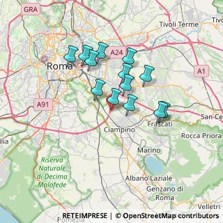 Mappa Via Alessandro della Seta, 00178 Roma RM, Italia (5.95385)
