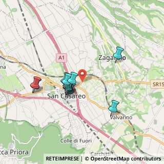 Mappa Via Colle Ara della Signora, 00030 San Cesareo RM, Italia (1.57667)