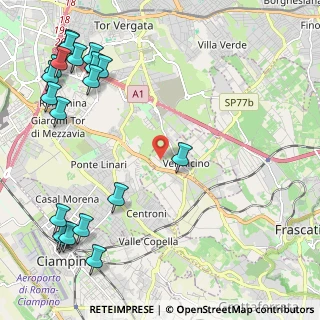 Mappa Via Quarticciolo di Vermicino, 00044 Frascati RM, Italia (3.3075)