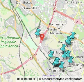 Mappa Circonvallazione Orientale, 00178 Roma RM, Italia (2.64933)