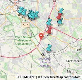 Mappa Circonvallazione Orientale, 00178 Roma RM, Italia (4.56333)