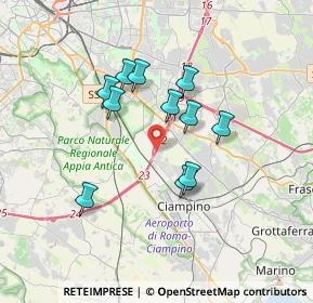 Mappa Circonvallazione Orientale, 00178 Roma RM, Italia (3.06818)