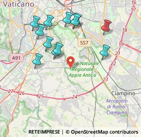 Mappa Via Evodia, 00178 Roma RM, Italia (4.30167)