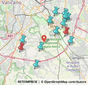 Mappa Via Evodia, 00178 Roma RM, Italia (4.41615)