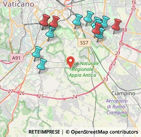 Mappa Via Evodia, 00178 Roma RM, Italia (4.87667)