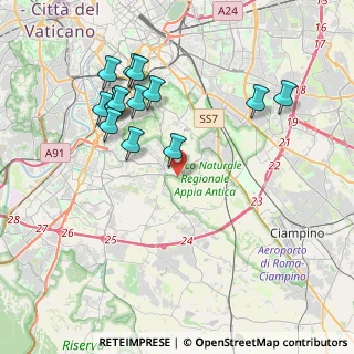 Mappa Via Evodia, 00178 Roma RM, Italia (4.27286)