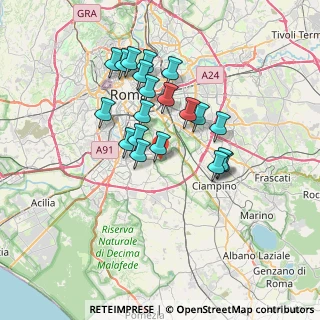 Mappa Via Evodia, 00178 Roma RM, Italia (6.361)