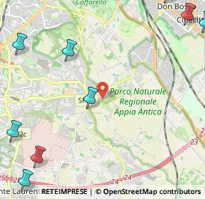 Mappa Via Evodia, 00178 Roma RM, Italia (3.92909)