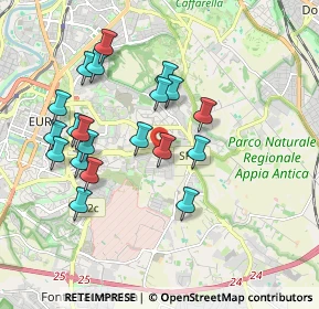 Mappa Via Giunio Antonio Resti, 00143 Roma RM, Italia (1.94)