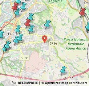 Mappa Via Giunio Antonio Resti, 00143 Roma RM, Italia (3.2965)