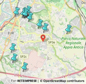 Mappa Via Giunio Antonio Resti, 00143 Roma RM, Italia (2.73786)