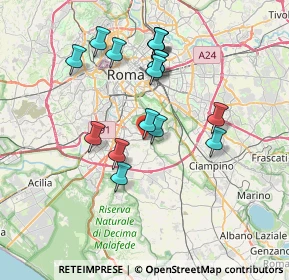 Mappa Via Giunio Antonio Resti, 00143 Roma RM, Italia (7.05625)