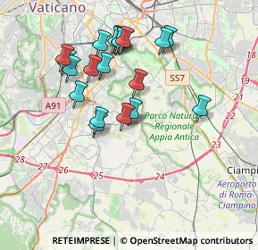 Mappa Via Giunio Antonio Resti, 00143 Roma RM, Italia (3.754)