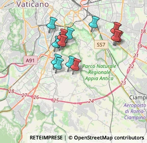 Mappa Via Giunio Antonio Resti, 00143 Roma RM, Italia (3.506)