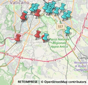 Mappa Via Giunio Antonio Resti, 00143 Roma RM, Italia (5.034)
