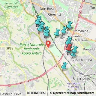 Mappa Via Pizzo di Calabria, 00178 Roma RM, Italia (1.9125)