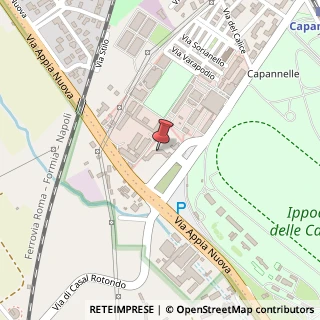 Mappa Via Pizzo di Calabria, 5, 00178 Roma, Roma (Lazio)