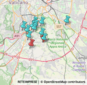 Mappa Via Giovanni Devich, 00143 Roma RM, Italia (3.01917)