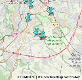 Mappa Via Giovanni Devich, 00143 Roma RM, Italia (7.014)