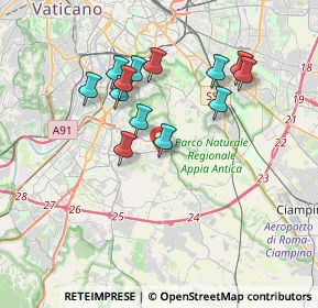 Mappa Via Giovanni Devich, 00143 Roma RM, Italia (3.43769)
