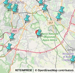 Mappa Via Giovanni Devich, 00143 Roma RM, Italia (7.33211)
