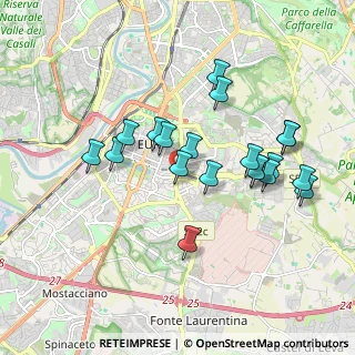 Mappa Via Laurentina, 00144 Roma RM, Italia (1.8445)