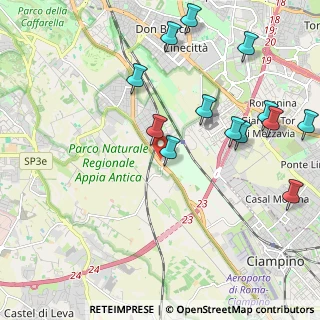 Mappa SS 7 Via Appia, 00178 Roma RM, Italia (2.52077)