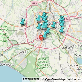 Mappa , 00144 Roma RM, Italia (7.68056)
