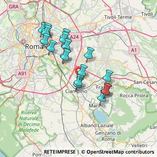 Mappa Via Morabito, 00173 Roma RM, Italia (7.21167)