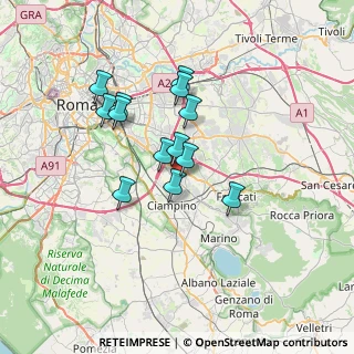 Mappa Via Morabito, 00173 Roma RM, Italia (5.88692)