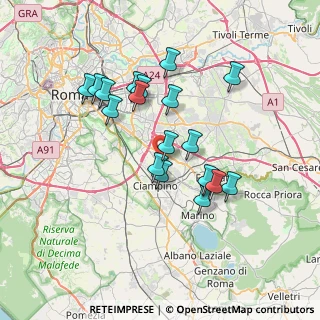 Mappa Via Morabito, 00173 Roma RM, Italia (6.78368)