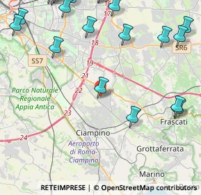 Mappa Via Morabito, 00173 Roma RM, Italia (6.6565)