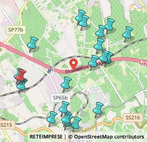 Mappa Via Perazzeta, 00044 Frascati RM, Italia (1.295)