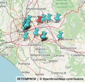 Mappa Via Perazzeta, 00044 Frascati RM, Italia (12.9505)
