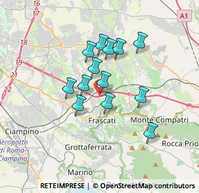 Mappa Via Perazzeta, 00044 Frascati RM, Italia (2.80692)