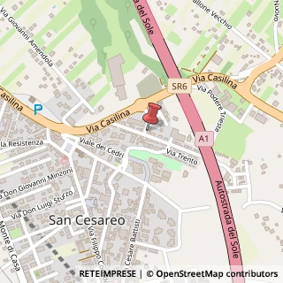 Mappa Via Trieste, 13, 00030 San Cesareo, Roma (Lazio)