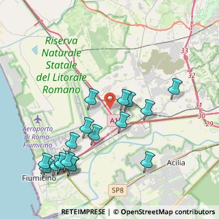 Mappa Viale di Pescina Gagliarda, 00054 Fiumicino RM, Italia (4.94)