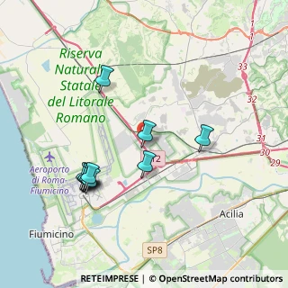 Mappa Viale di Pescina Gagliarda, 00054 Fiumicino RM, Italia (4.06455)