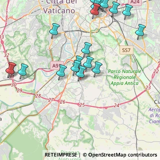 Mappa Via Icilio Bacci, 00143 Roma RM, Italia (5.544)