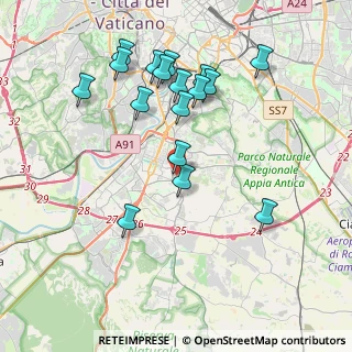 Mappa Via Icilio Bacci, 00143 Roma RM, Italia (4.17824)