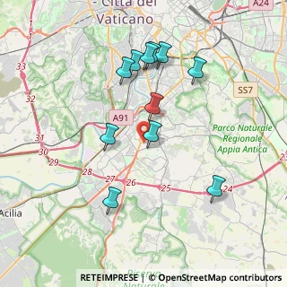 Mappa Via Kenia, 00144 Roma RM, Italia (3.83636)