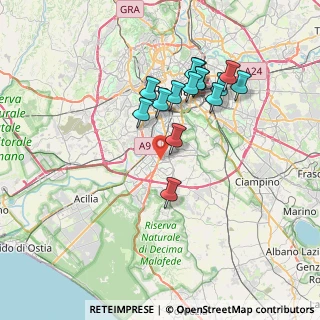Mappa Via Kenia, 00144 Roma RM, Italia (7.06333)